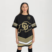COLORADO BUFFALOES PERFECT SCORE RETRO T-SHIRT DRESS