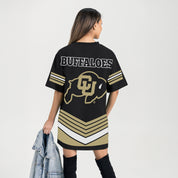 COLORADO BUFFALOES PERFECT SCORE RETRO T-SHIRT DRESS