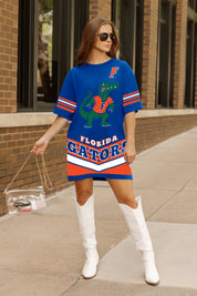 FLORIDA GATORS PERFECT SCORE RETRO T-SHIRT DRESS
