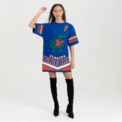 FLORIDA GATORS PERFECT SCORE RETRO T-SHIRT DRESS