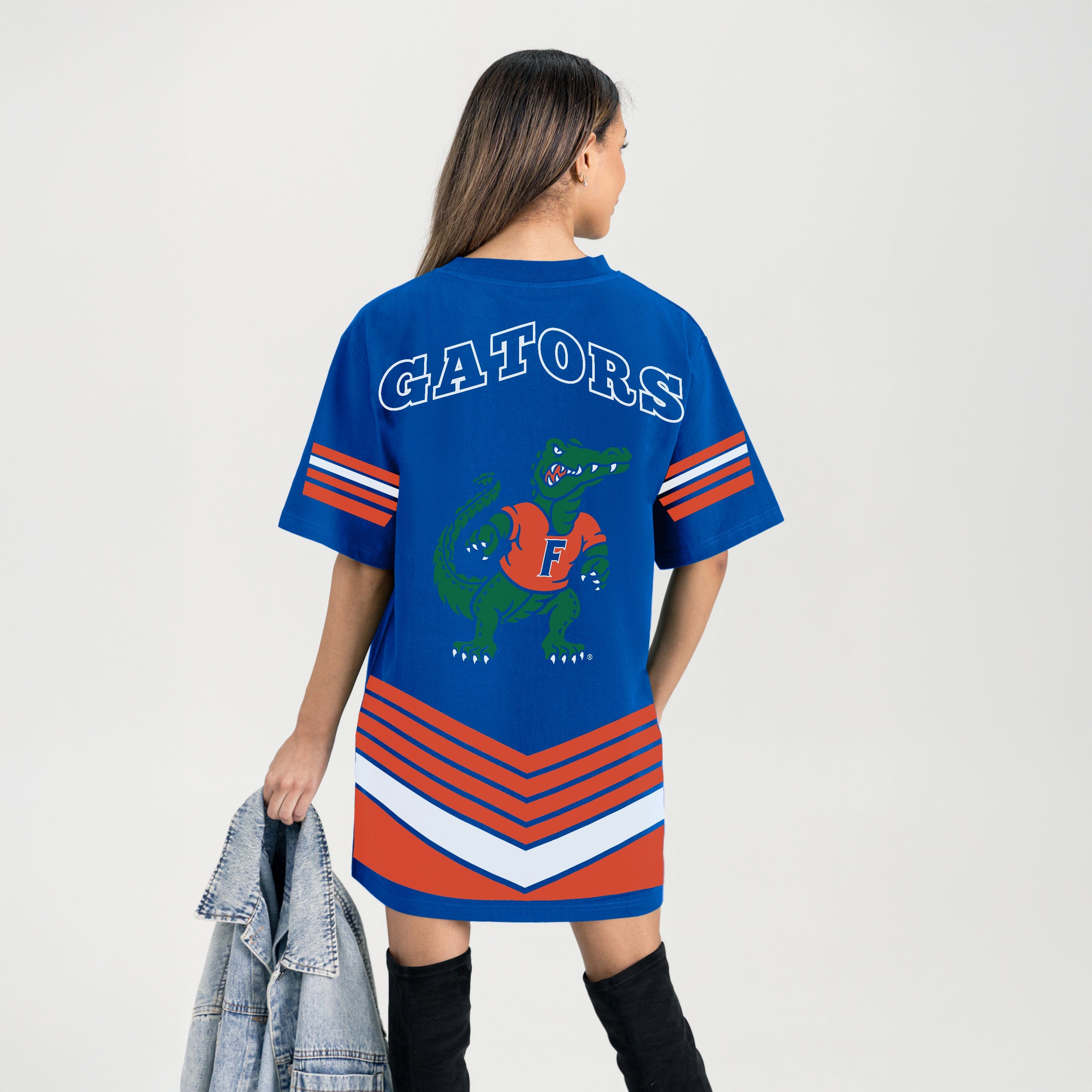 FLORIDA GATORS PERFECT SCORE RETRO T-SHIRT DRESS