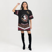 FLORIDA STATE SEMINOLES PERFECT SCORE RETRO T-SHIRT DRESS
