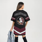 FLORIDA STATE SEMINOLES PERFECT SCORE RETRO T-SHIRT DRESS
