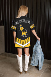 IOWA HAWKEYES PERFECT SCORE RETRO T-SHIRT DRESS