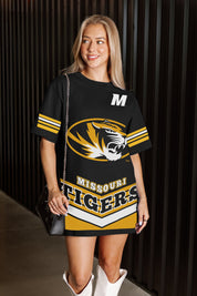 MISSOURI TIGERS PERFECT SCORE RETRO T-SHIRT DRESS