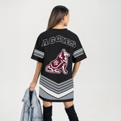 TEXAS A&M AGGIES PERFECT SCORE RETRO T-SHIRT DRESS