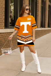 TENNESSEE VOLUNTEERS PERFECT SCORE RETRO T-SHIRT DRESS