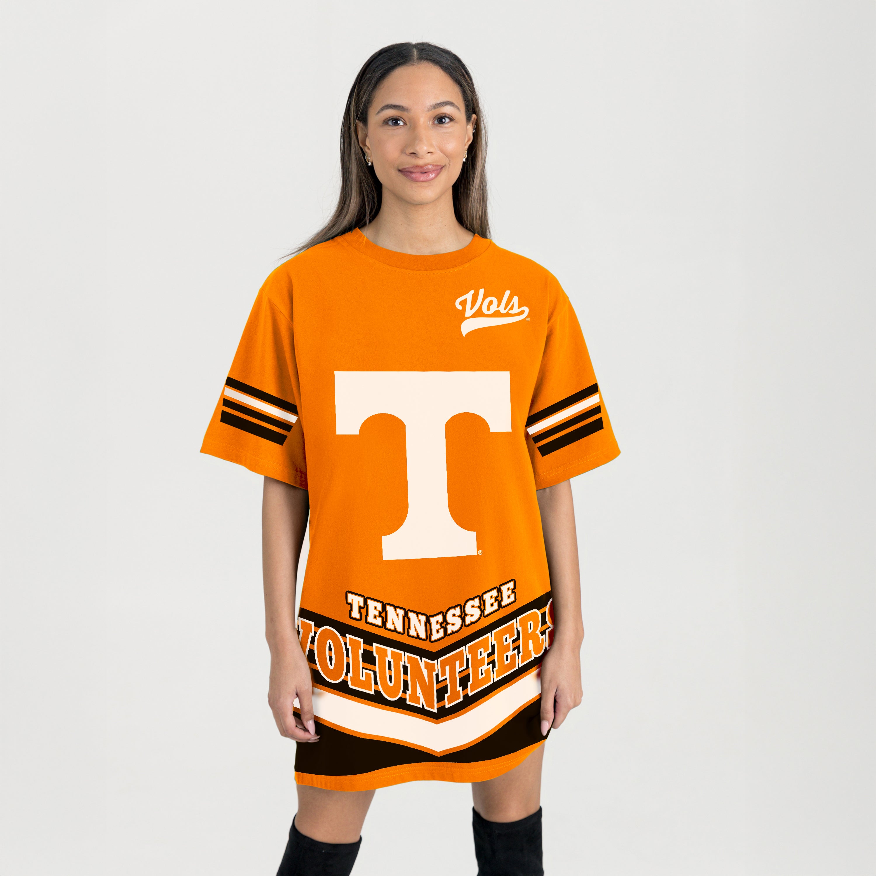 TENNESSEE VOLUNTEERS PERFECT SCORE RETRO T-SHIRT DRESS