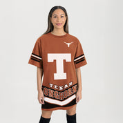 TEXAS LONGHORNS PERFECT SCORE RETRO T-SHIRT DRESS