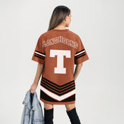 TEXAS LONGHORNS PERFECT SCORE RETRO T-SHIRT DRESS