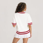 ALABAMA CRIMSON TIDE INFINITE CHARM VARSITY V-NECK SWEATER