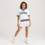 AUBURN TIGERS INFINITE CHARM VARSITY V-NECK SWEATER