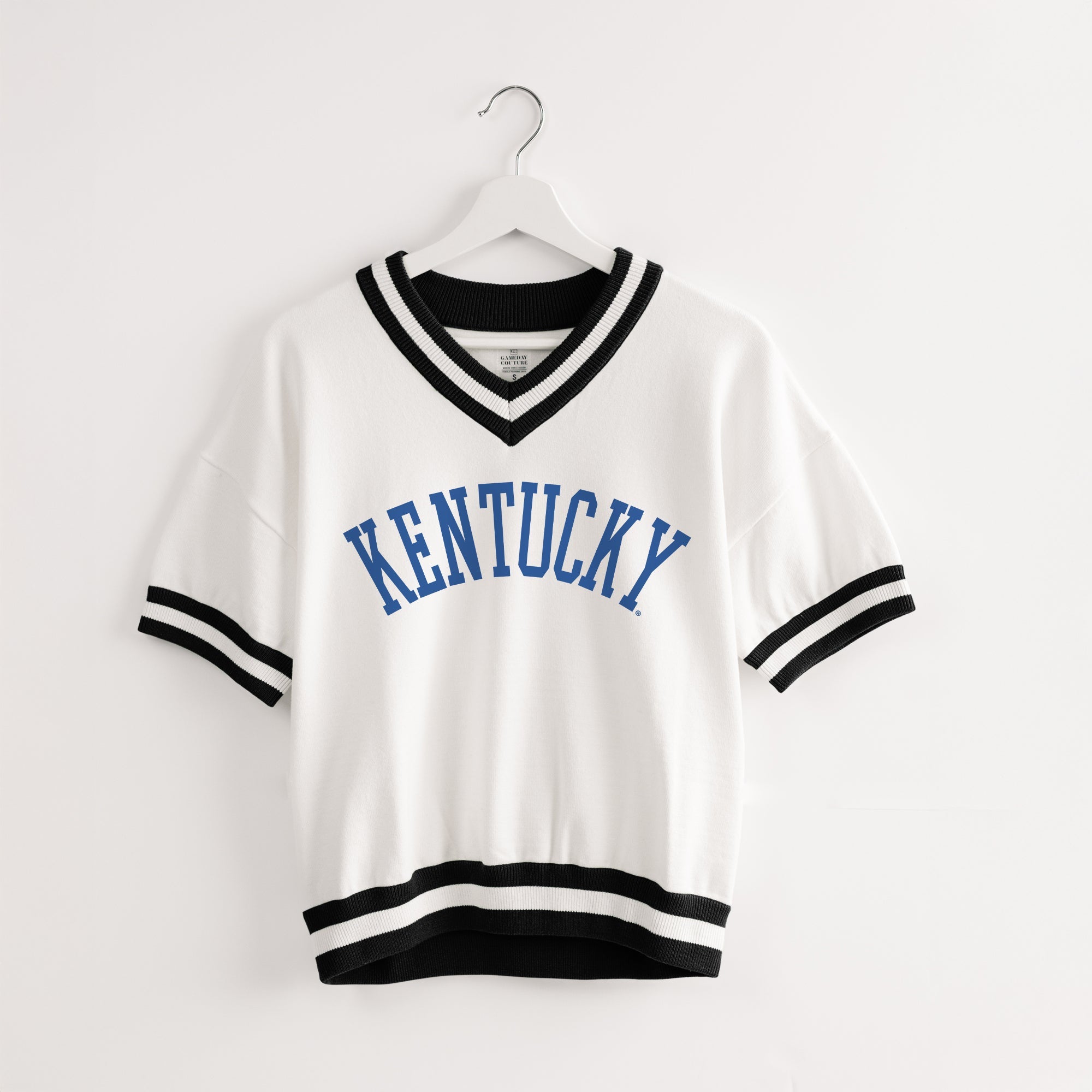KENTUCKY WILDCATS INFINITE CHARM VARSITY V-NECK SWEATER
