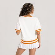 TENNESSEE VOLUNTEERS INFINITE CHARM VARSITY V-NECK SWEATER