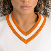 TENNESSEE VOLUNTEERS INFINITE CHARM VARSITY V-NECK SWEATER