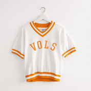 TENNESSEE VOLUNTEERS INFINITE CHARM VARSITY V-NECK SWEATER