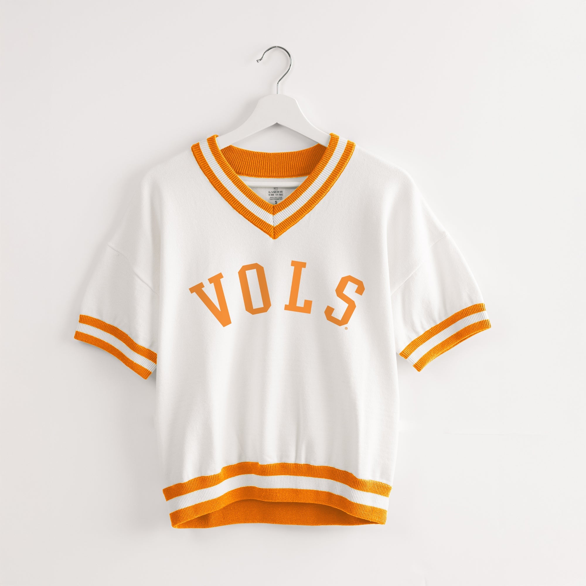 TENNESSEE VOLUNTEERS INFINITE CHARM VARSITY V-NECK SWEATER
