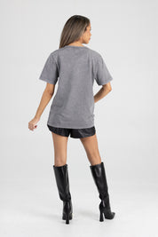 CALIFORNIA GOLDEN BEARS ICONIC EDGE RHINESTONE TRIM V-NECK TEE