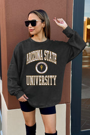 ARIZONA STATE SUN DEVILS RELENTLESS VINTAGE WASH CORDED PULLOVER