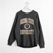 ARIZONA STATE SUN DEVILS RELENTLESS VINTAGE WASH CORDED PULLOVER