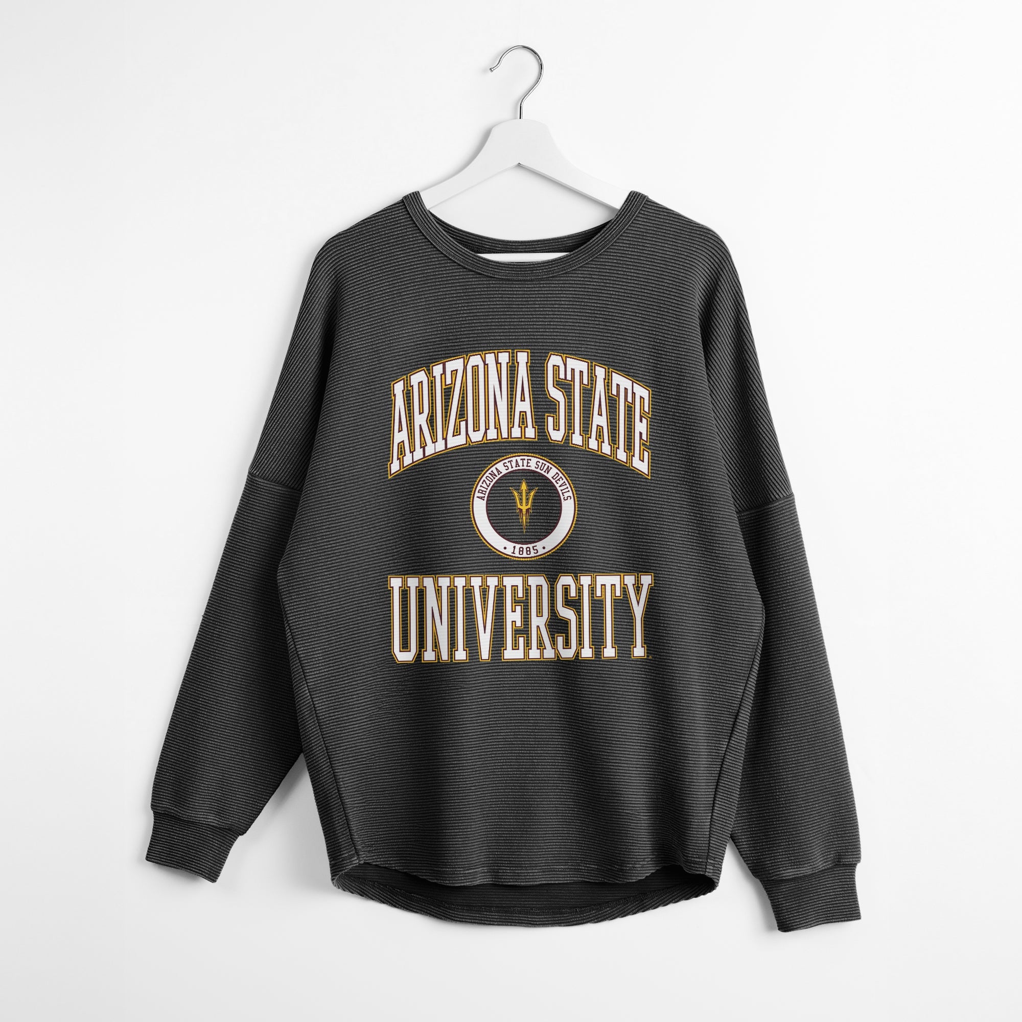 ARIZONA STATE SUN DEVILS RELENTLESS VINTAGE WASH CORDED PULLOVER
