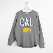 CALIFORNIA GOLDEN BEARS PURE MOTION VINTAGE WASH CORDED PULLOVER
