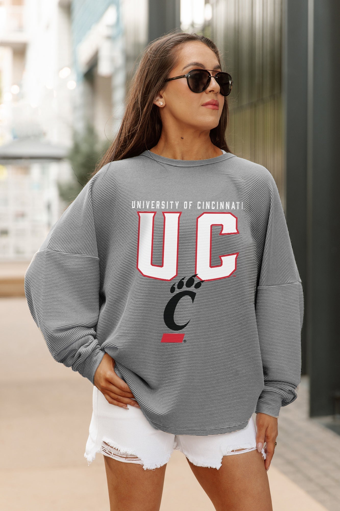 CINCINNATI BEARCATS PURE MOTION VINTAGE WASH CORDED PULLOVER