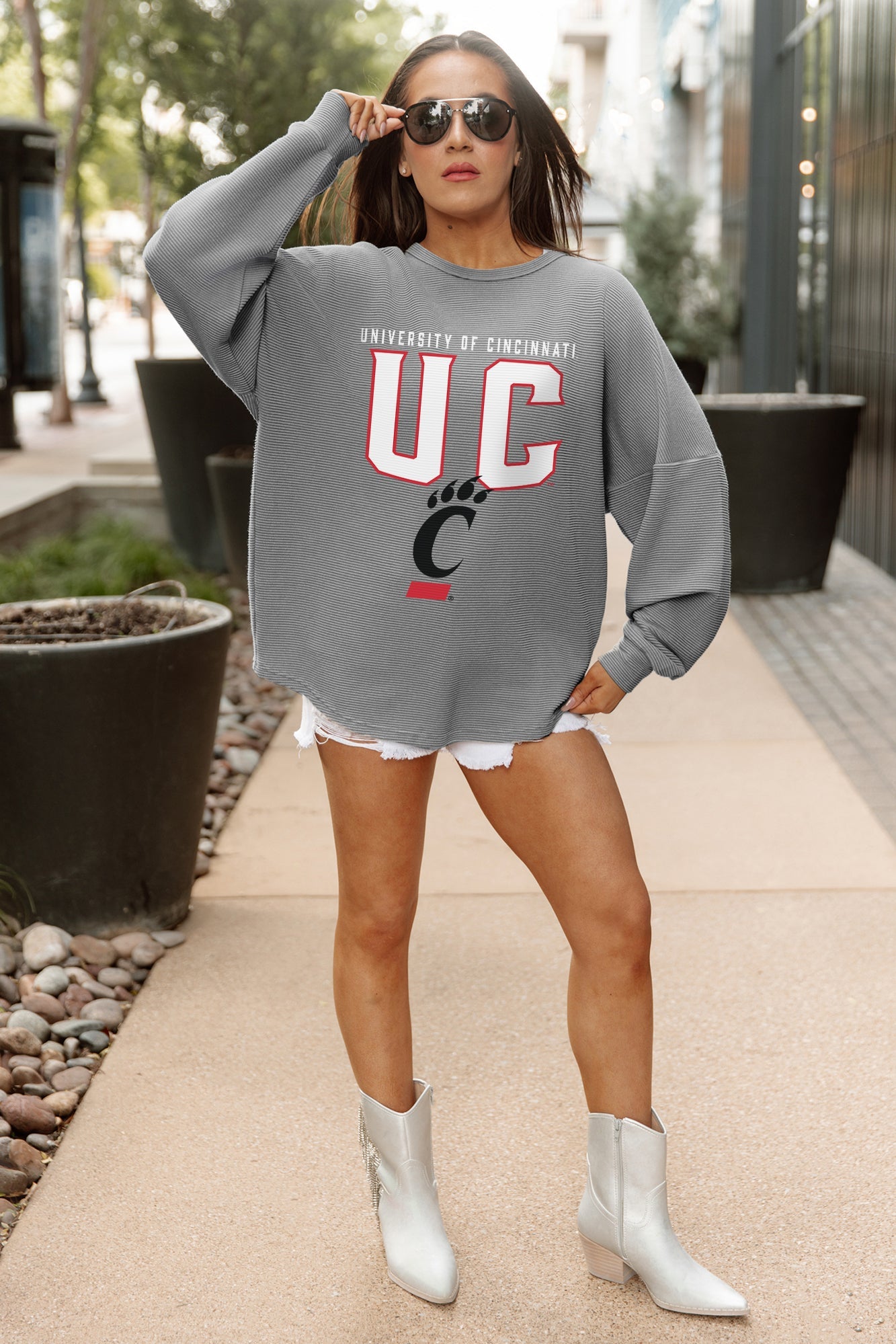 CINCINNATI BEARCATS PURE MOTION VINTAGE WASH CORDED PULLOVER