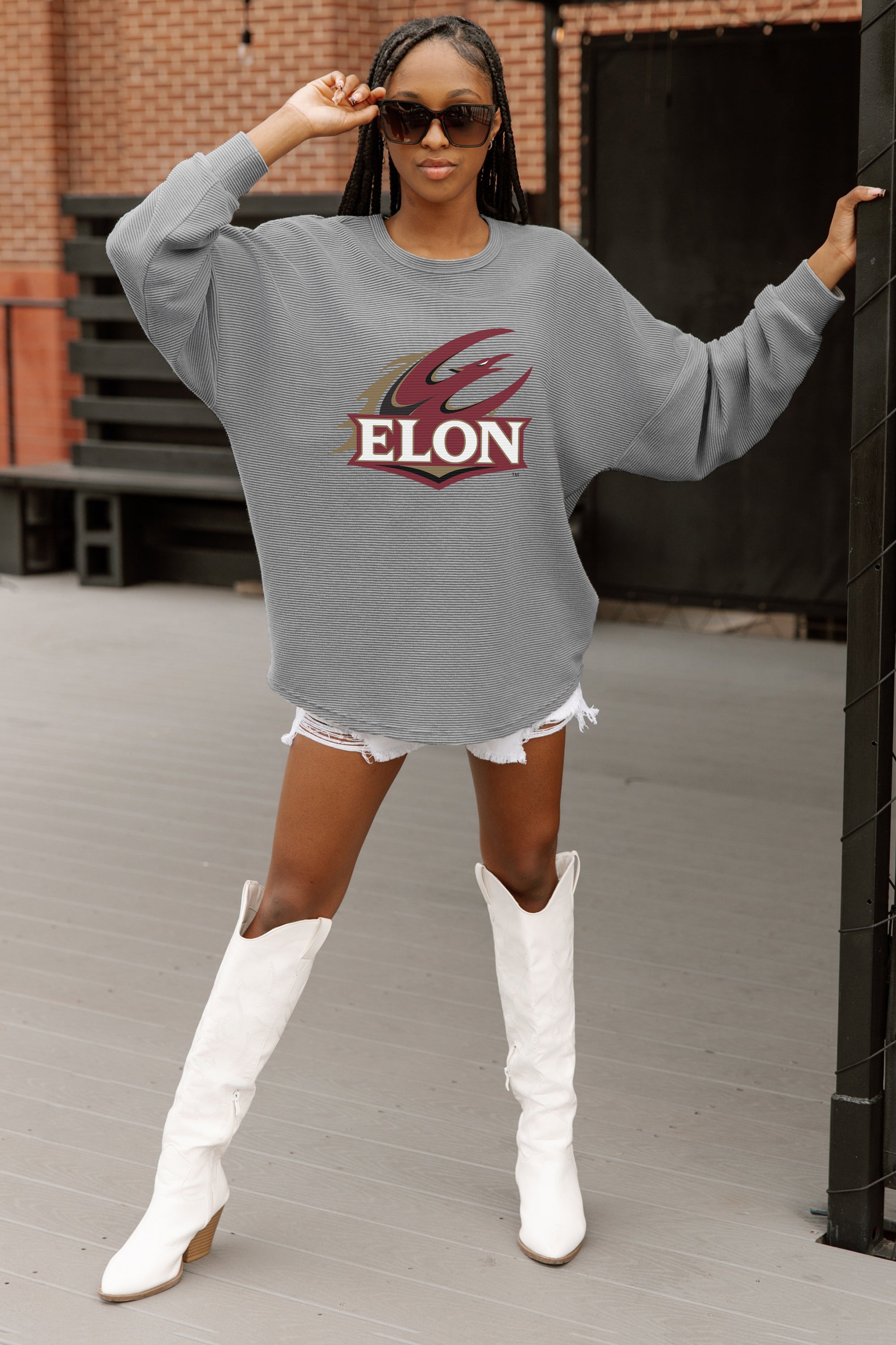 ELON PHOENIX PURE MOTION VINTAGE WASH CORDED PULLOVER