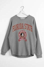 FLORIDA STATE SEMINOLES TRAINING VINTAGE WASH CORDED PULLOVER