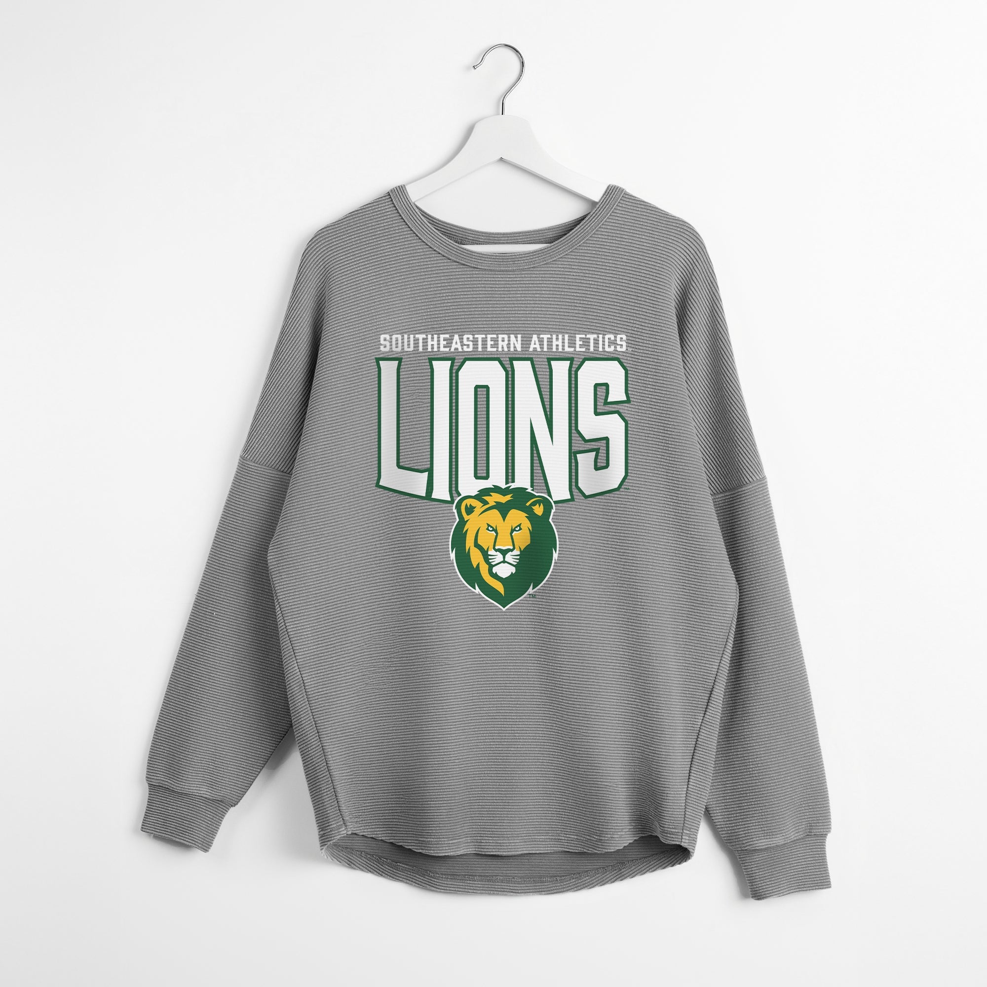 SOUTHEASTERN LOUISIANA LIONS PURE MOTION VINTAGE WASH CORDED PULLOVER