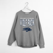 NEVADA WOLF PACK PURE MOTION VINTAGE WASH CORDED PULLOVER
