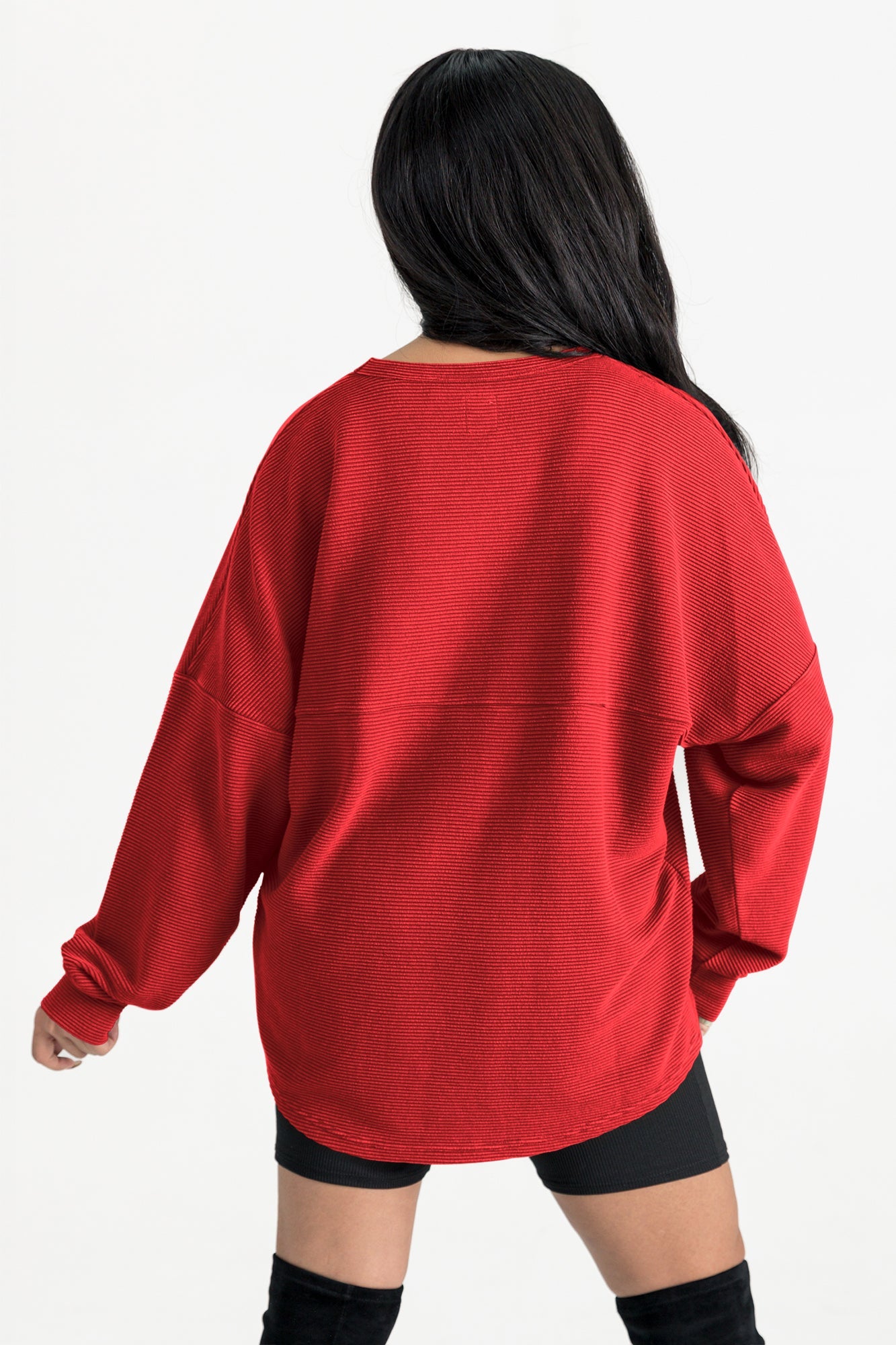 TAMPA BAY BUCCANEERS VICTORY GLOW VINTAGE WASH CORDED PULLOVER BY RANDI MAHOMES