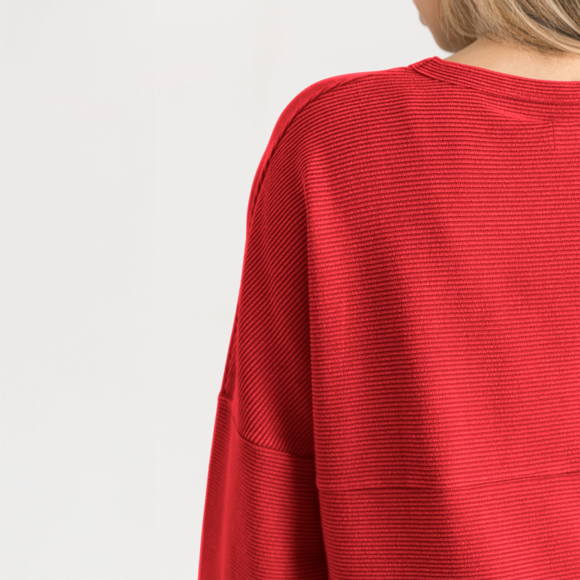 WISCONSIN BADGERS RELENTLESS VINTAGE WASH CORDED PULLOVER