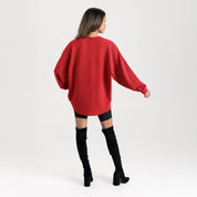 WISCONSIN BADGERS RELENTLESS VINTAGE WASH CORDED PULLOVER