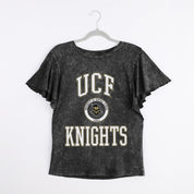 CENTRAL FLORIDA KNIGHTS VICTORY MODE FLUTTER SLEEVE TEE IN BLACK