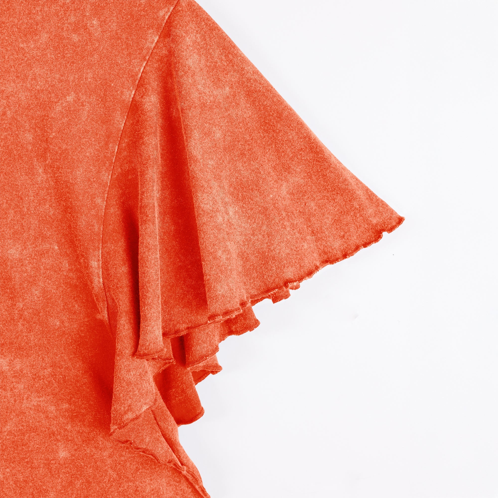 CLEMSON TIGERS VICTORY MODE FLUTTER SLEEVE TEE IN ORANGE