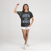 CREIGHTON BLUEJAYS VICTORY MODE FLUTTER SLEEVE TEE IN BLACK