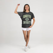 COLORADO STATE RAMS VICTORY MODE FLUTTER SLEEVE TEE IN BLACK