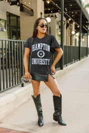 HAMPTON PIRATES VICTORY MODE FLUTTER SLEEVE TEE IN BLACK