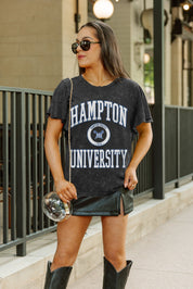 HAMPTON PIRATES VICTORY MODE FLUTTER SLEEVE TEE IN BLACK