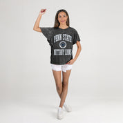 PENN STATE NITTANY LIONS VICTORY MODE FLUTTER SLEEVE TEE IN BLACK