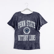 PENN STATE NITTANY LIONS VICTORY MODE FLUTTER SLEEVE TEE IN NAVY