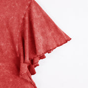 TAMPA BAY BUCCANEERS VICTORY MODE FLUTTER SLEEVE TEE IN RED