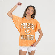 TENNESSEE VOLUNTEERS VICTORY MODE FLUTTER SLEEVE TEE IN TEN ORANGE