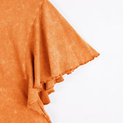 TENNESSEE VOLUNTEERS VICTORY MODE FLUTTER SLEEVE TEE IN TEN ORANGE