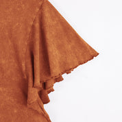 TEXAS LONGHORNS VICTORY MODE FLUTTER SLEEVE TEE IN TEX ORANGE