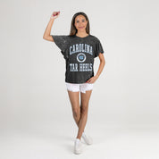 NORTH CAROLINA TAR HEELS VICTORY MODE FLUTTER SLEEVE TEE IN BLACK