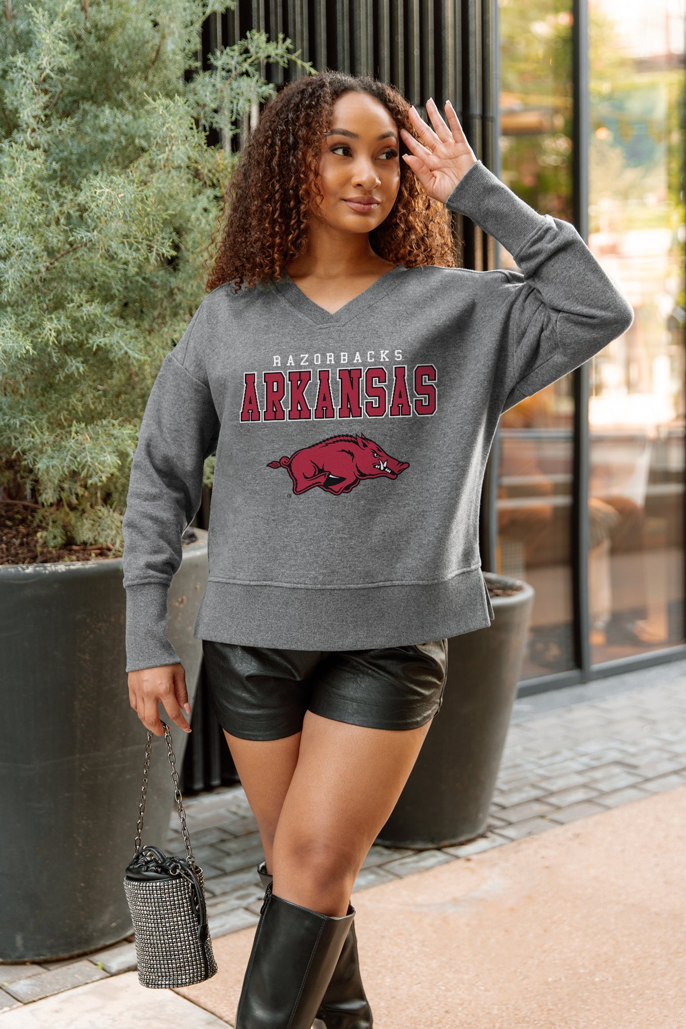 ARKANSAS RAZORBACKS MOST WANTED CLASSIC FRENCH TERRY PULLOVER