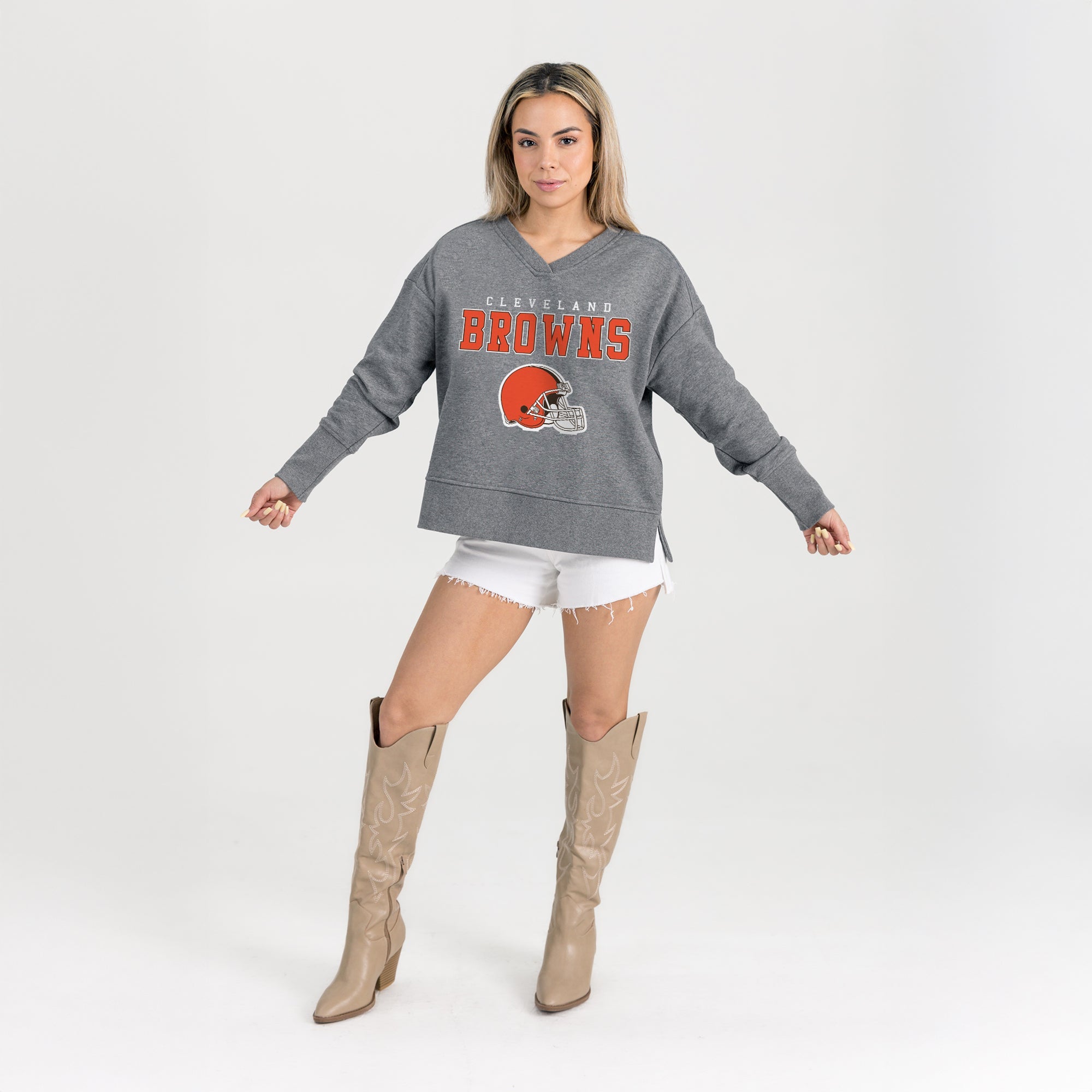 CLEVELAND BROWNS MOST WANTED CLASSIC FRENCH TERRY PULLOVER
